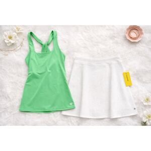 ORIG. MSRP $166 ✨Eleven by Venus Williams Green Apple Tank + Skirt Set – Size M✨